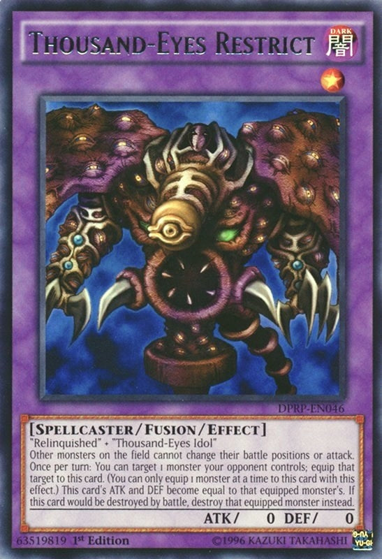 Thousand-Eyes Restrict (46) (DPRP) - YuGiOh Single