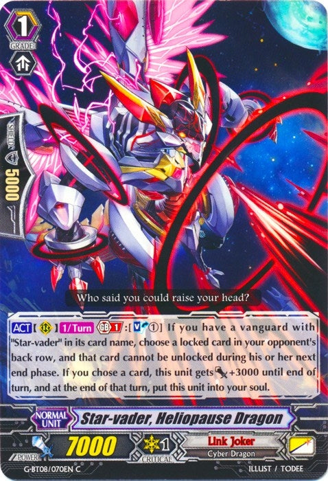 Star-vader Heliopause Dragon (8070) [G-BT08] - Cardfight Vanguard Single