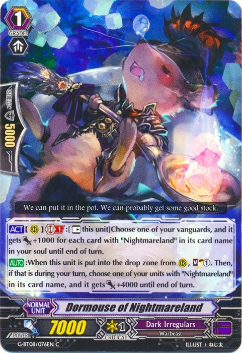 Dormouse of Nightmareland (8076) [G-BT08] - Cardfight Vanguard Single