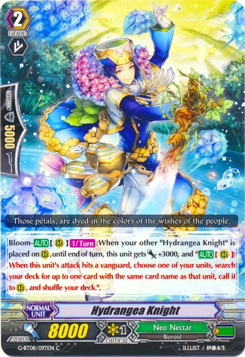 Hydrangea Knight (8097) [G-BT08] - Cardfight Vanguard Single