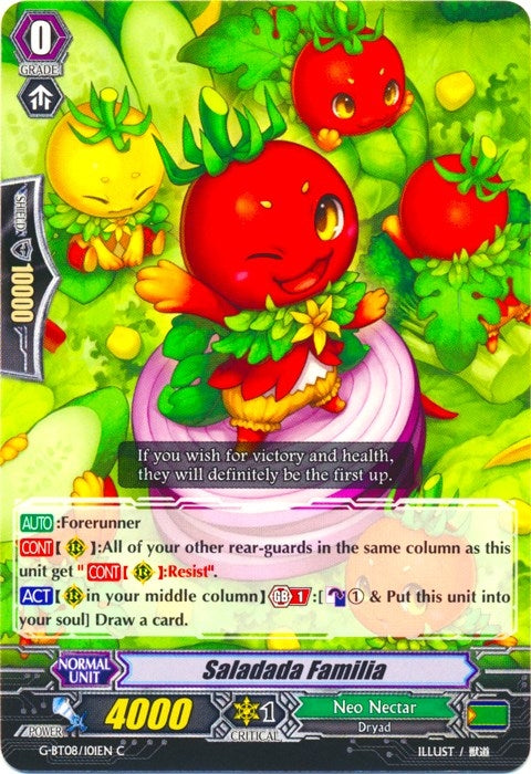 Saladada Familia (8101) [G-BT08] - Cardfight Vanguard Single