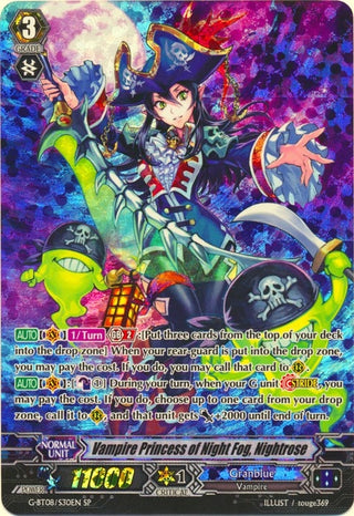 Vampire Princess of Night Fog Nightrose (SP) (830) [G-BT08] - Cardfight Vanguard Single