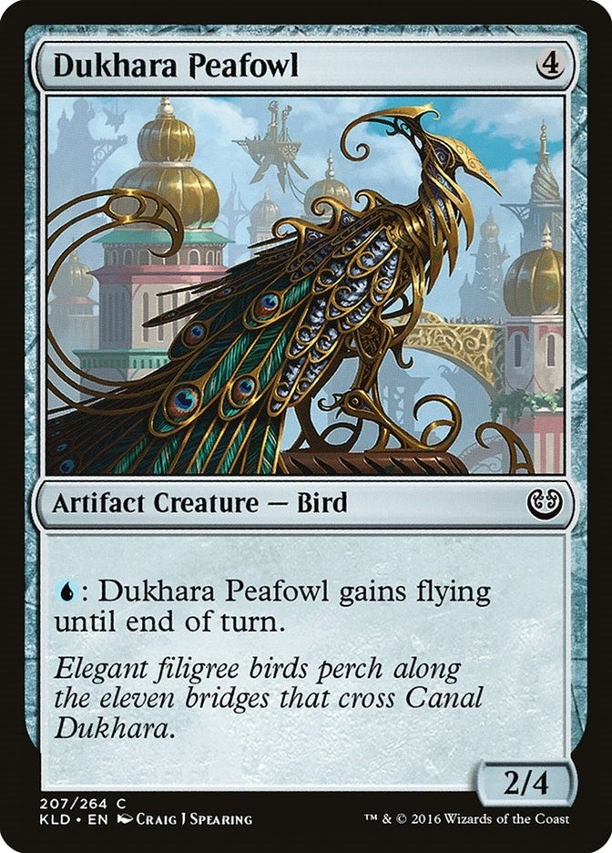 Dukhara Peafowl (207) [KLD] - MTG Single