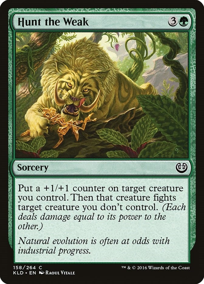 Hunt the Weak (158) [KLD] - MTG Single