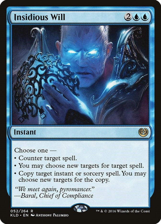Insidious Will (52) [KLD] - MTG Single