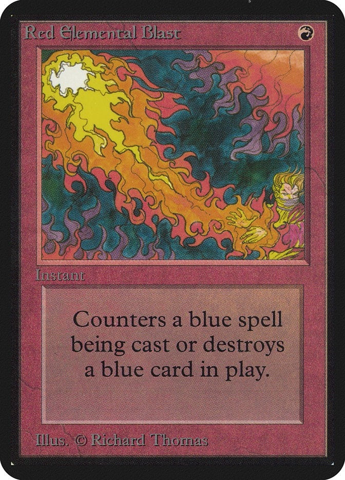 Red Elemental Blast [LEA] - MTG Single
