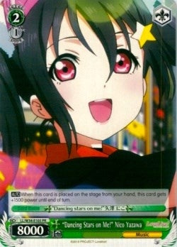 ’Dancing Stars on Me!’ Nico Yazawa (34103) [LL/W34] - Weiss Schwarz Single