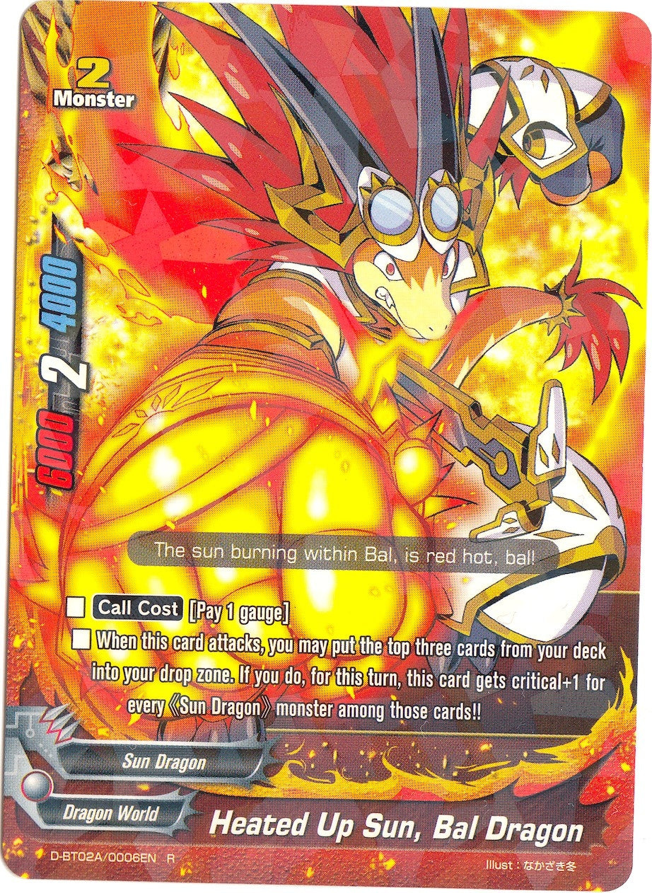 Heated Up Sun Bal Dragon (20006) [D-BT02A] - Future Card BuddyFight Single