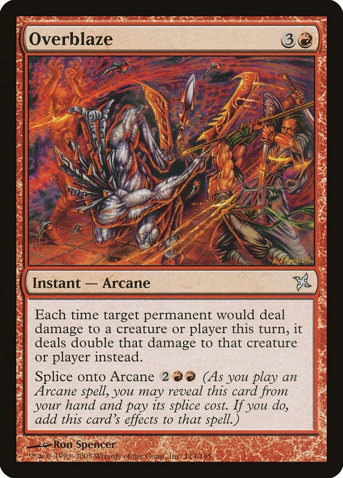 Overblaze (114) [BOK] - MTG Single