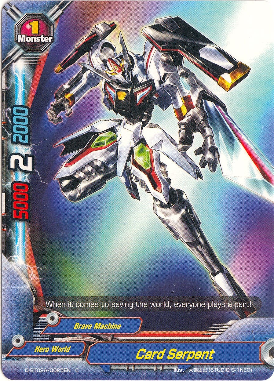 Card Serpent (20025) [D-BT02A] - Future Card BuddyFight Single