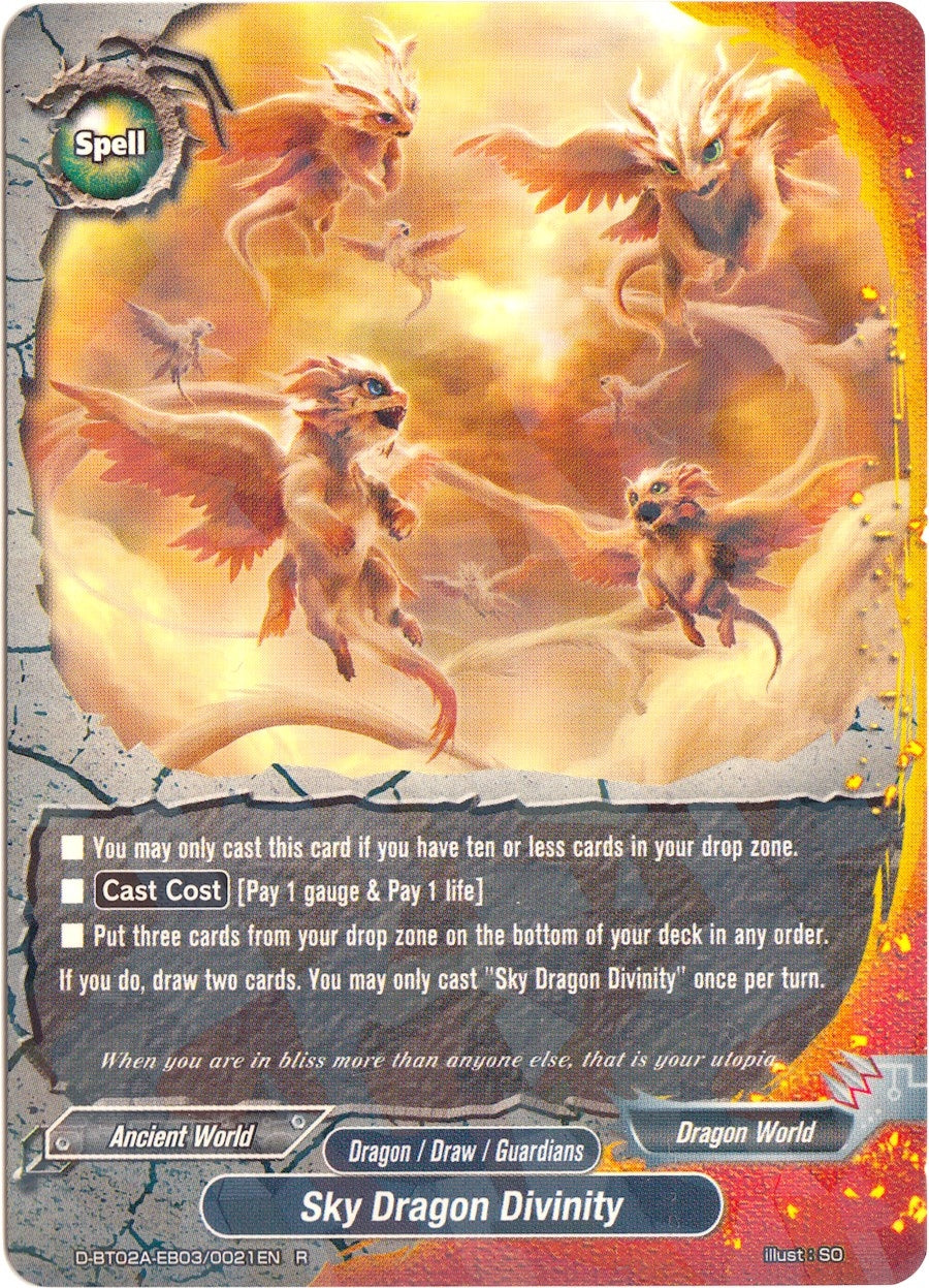 Sky Dragon Divinity (2030021) [D-BT02A] - Future Card BuddyFight Single
