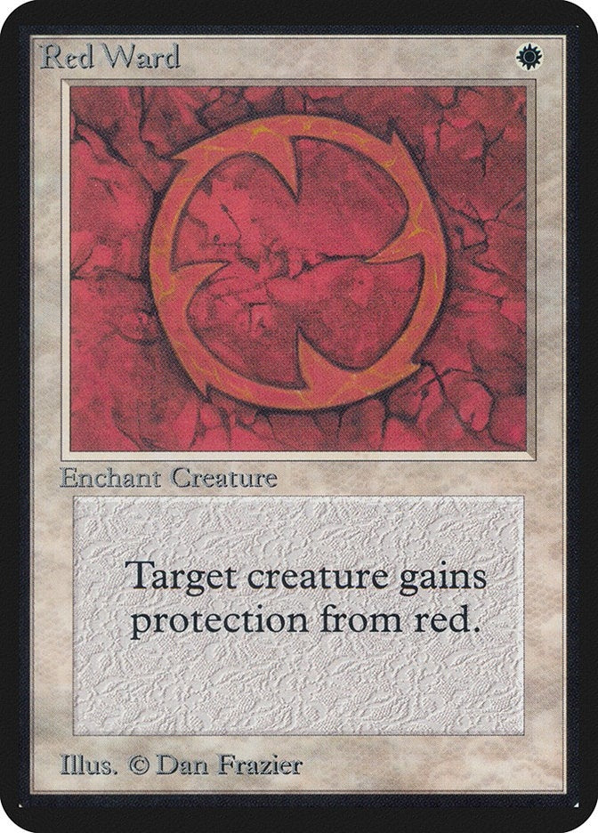 Red Ward [LEA] - MTG Single