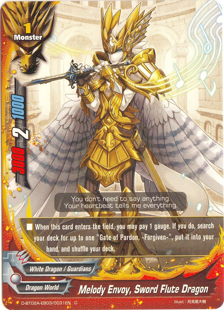 Melody Envoy Sword Flute Dragon (2030031) [D-BT02A] - Future Card BuddyFight Single