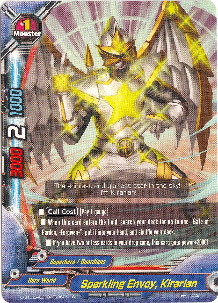 Sparkling Envoy Kirarian (2030036) [D-BT02A] - Future Card BuddyFight Single