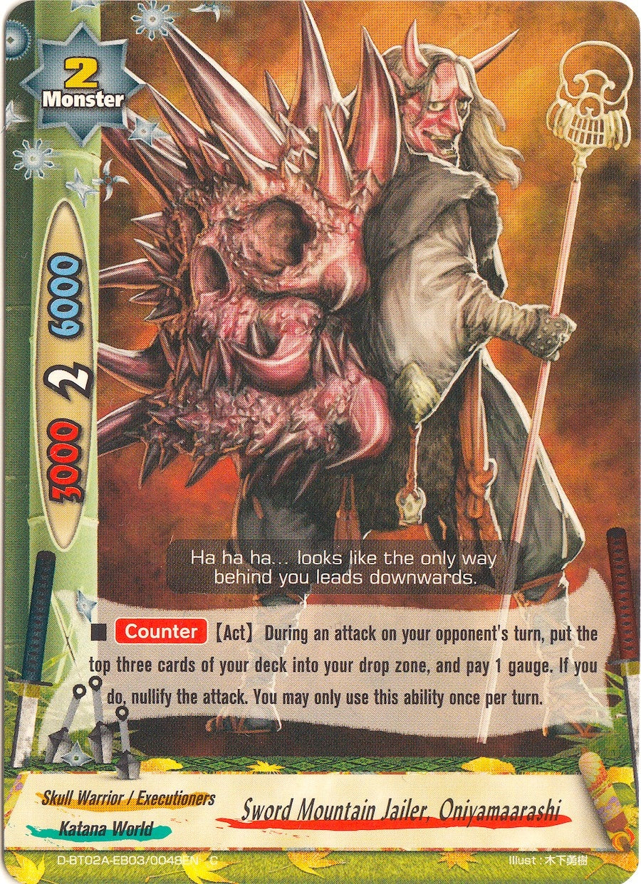 Sword Mountain Jailer Oniyamaarashi (2030048) [D-BT02A] - Future Card BuddyFight Single