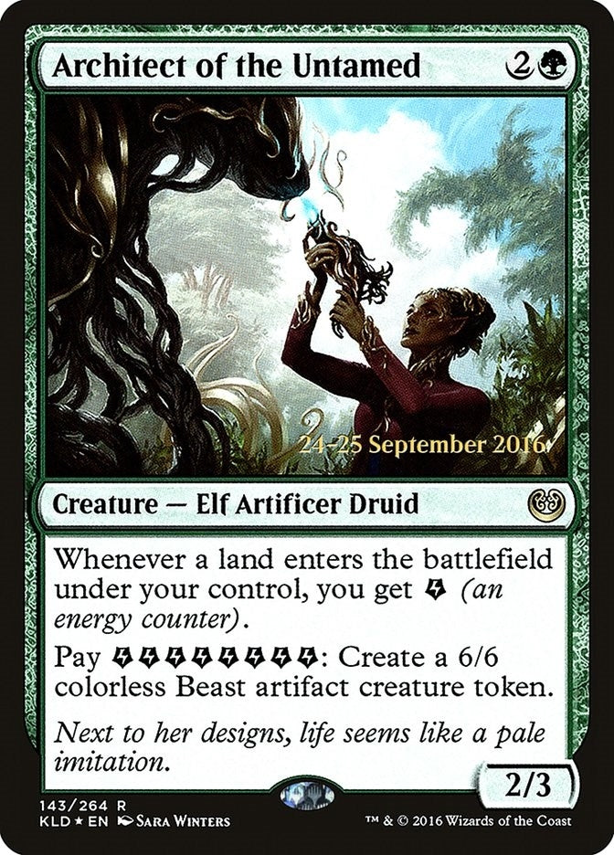 Architect of the Untamed (143) [PRE] - MTG Single