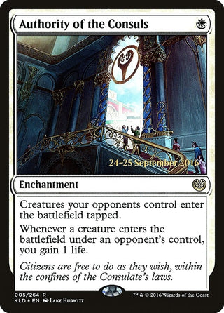 Authority of the Consuls (5) [PRE] - MTG Single