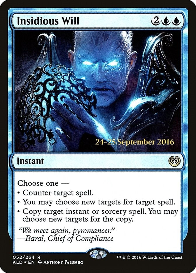 Insidious Will (52) [PRE] - MTG Single
