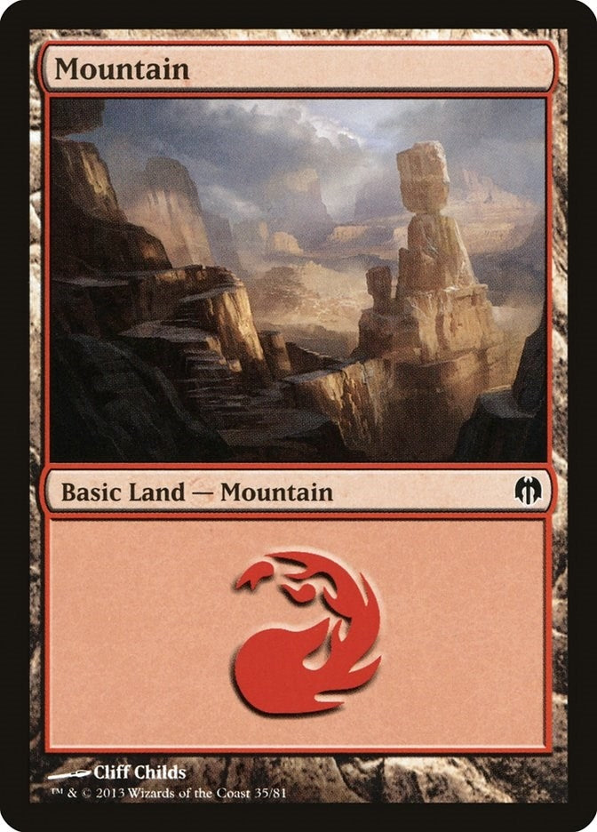 Mountain (35) (35) [DDL] - MTG Single