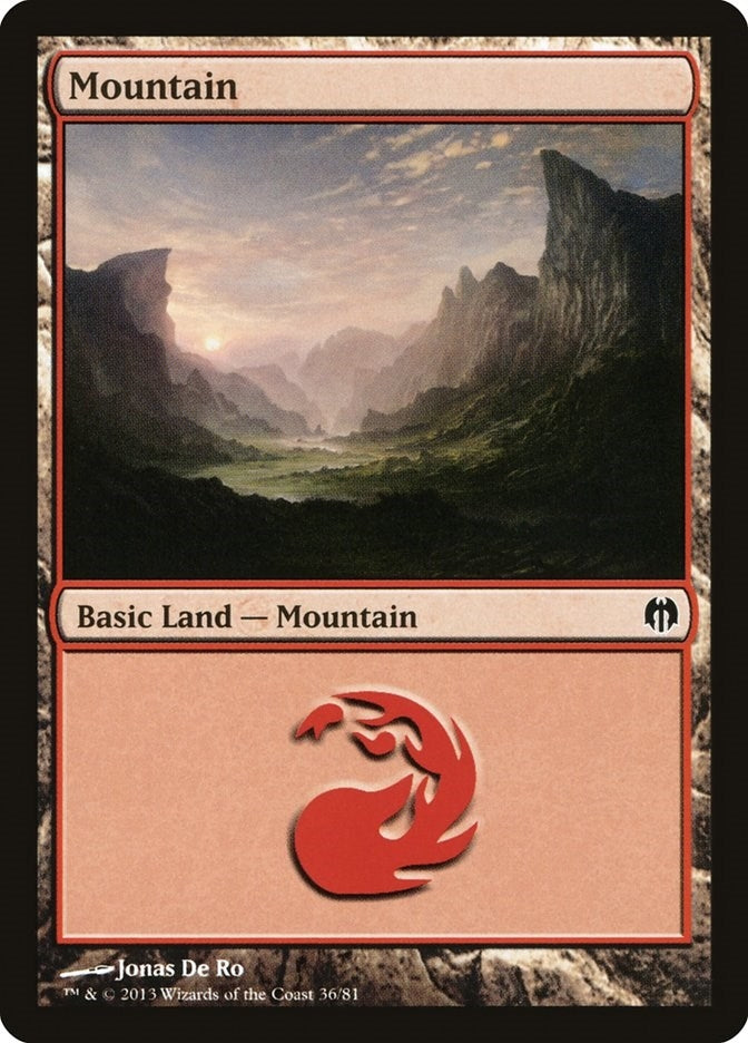 Mountain (36) (36) [DDL] - MTG Single