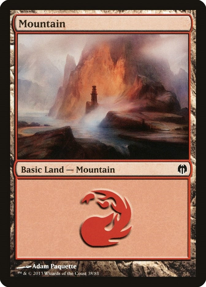 Mountain (38) (38) [DDL] - MTG Single