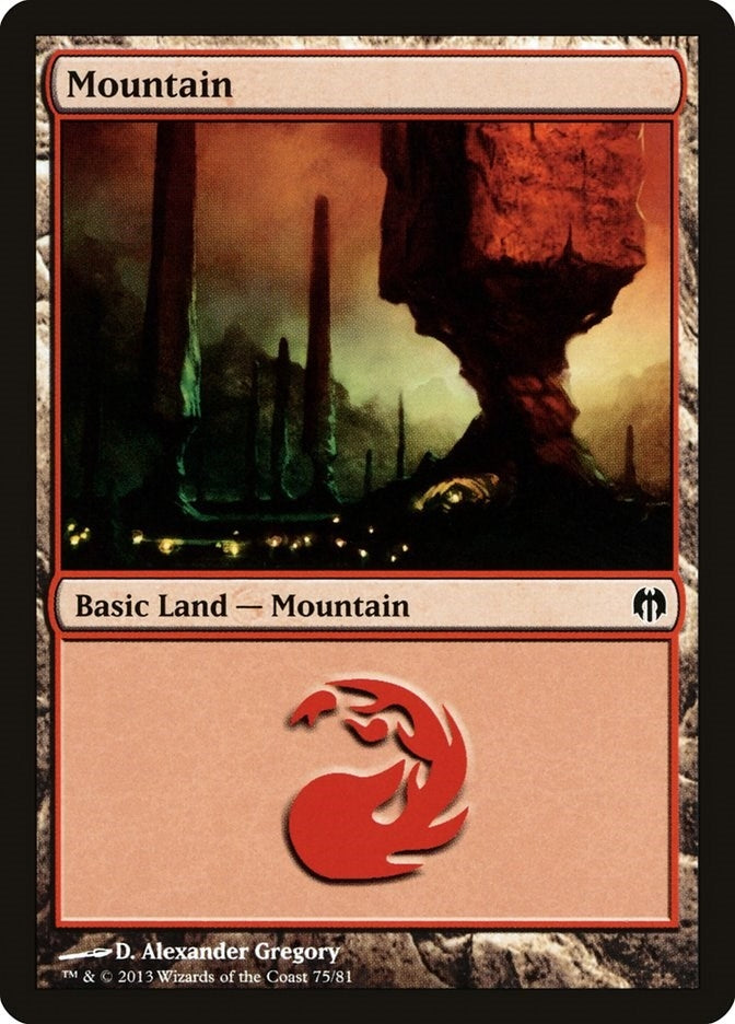 Mountain (75) (75) [DDL] - MTG Single