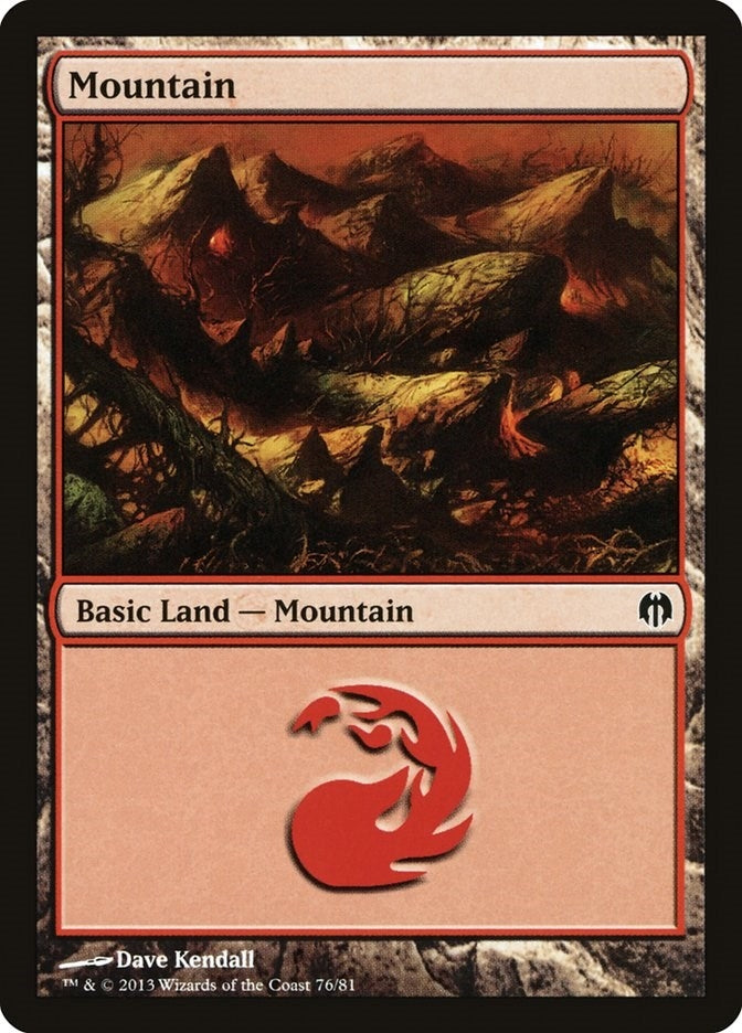 Mountain (76) (76) [DDL] - MTG Single
