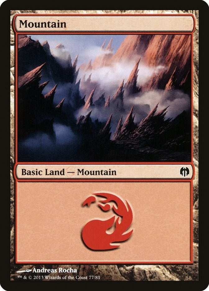 Mountain (77) (77) [DDL] - MTG Single