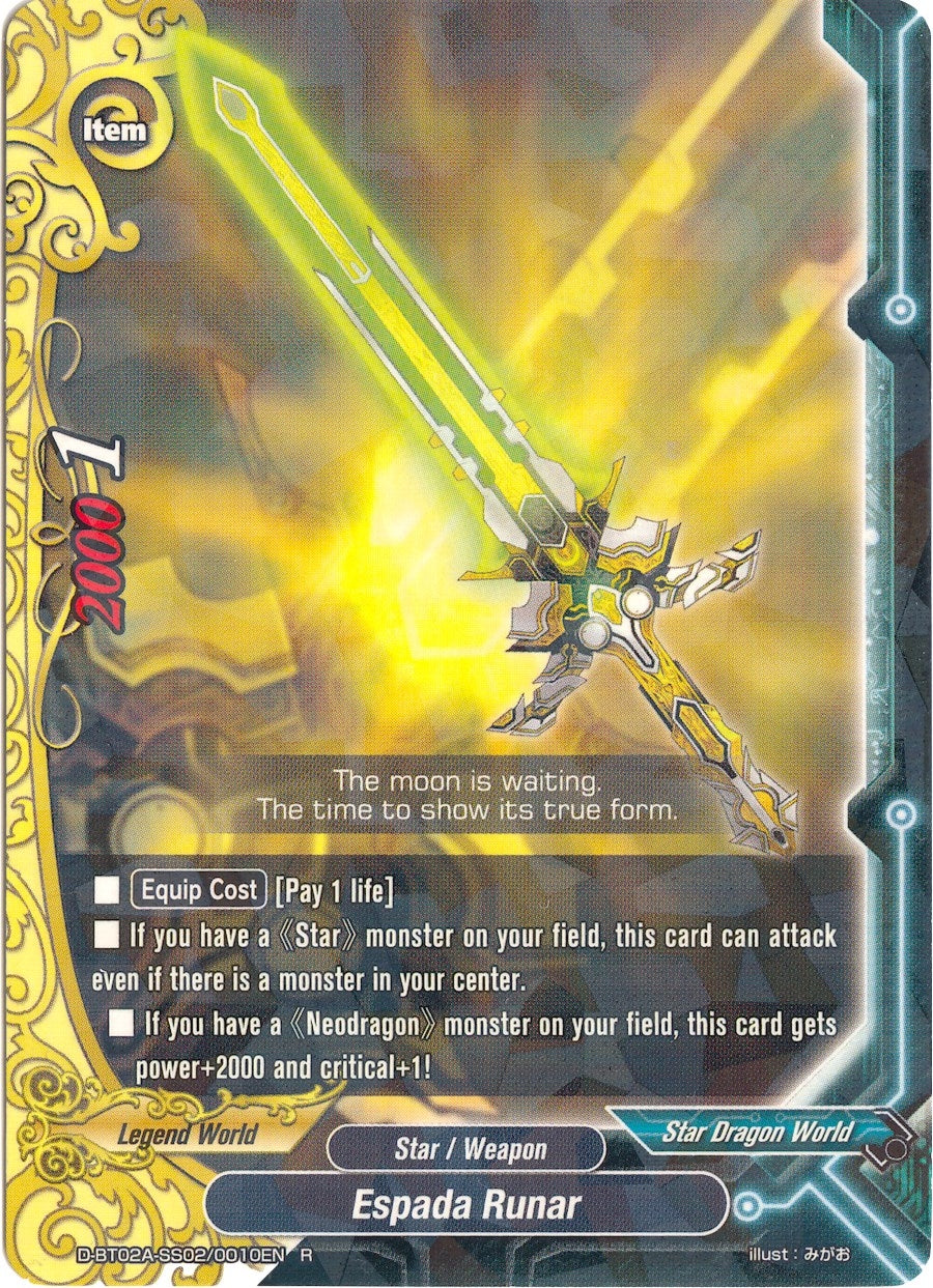 Espada Renard (Green) (2020010) [D-BT02A] - Future Card BuddyFight Single