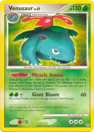 Image for Venusaur (Secret Wonders) (020/132) (Deck Exclusives) - Pokemon