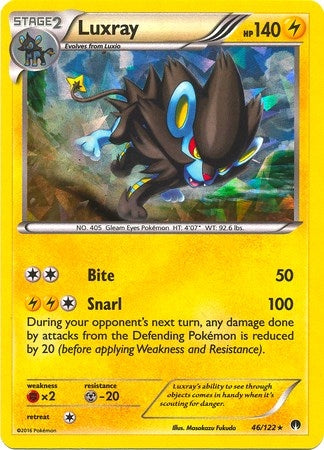 Image for Luxray - 46/122 (Cracked Ice Holo) (046/122) (Deck Exclusives) - Pokemon