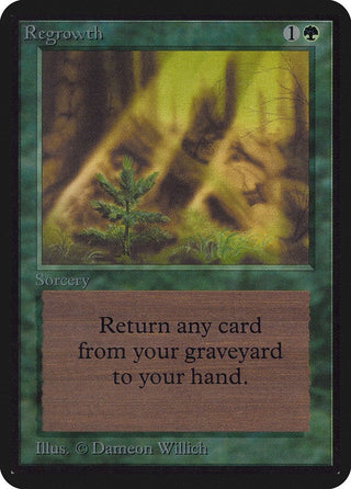 Regrowth [LEA] - MTG Single