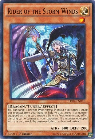 Rider of the Storm Winds (218) (LDK2) - YuGiOh Single