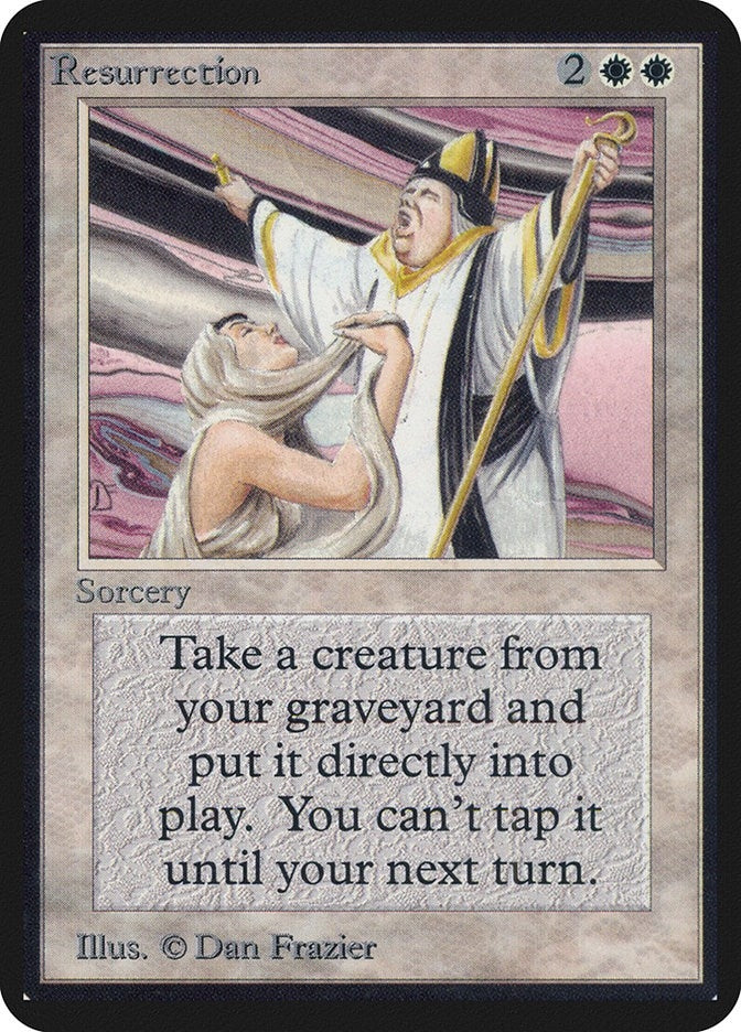 Resurrection [LEA] - MTG Single