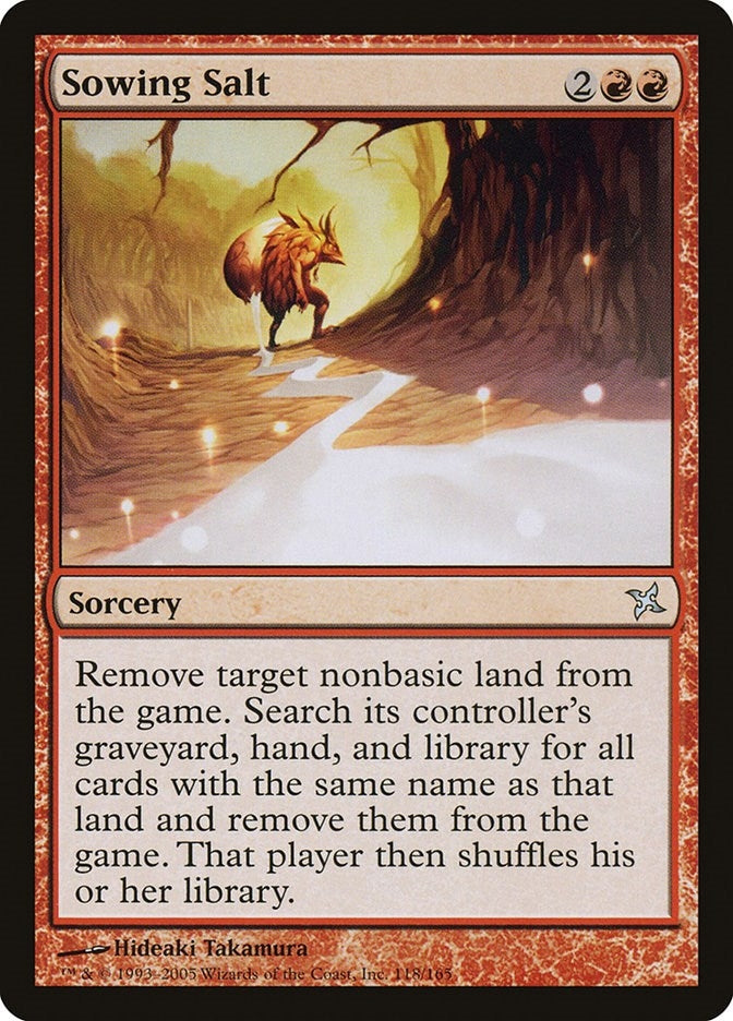 Sowing Salt (118) [BOK] - MTG Single