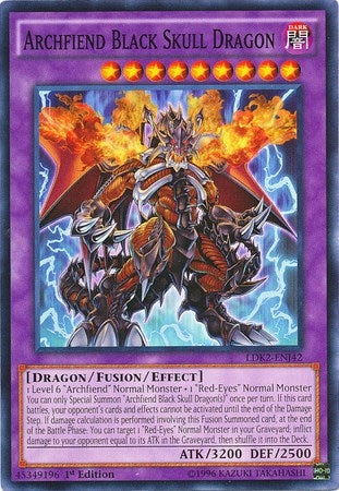 Archfiend Black Skull Dragon (242) (LDK2) - YuGiOh Single