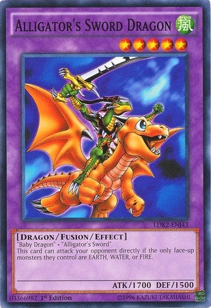 Alligator’s Sword Dragon (243) (LDK2) - YuGiOh Single
