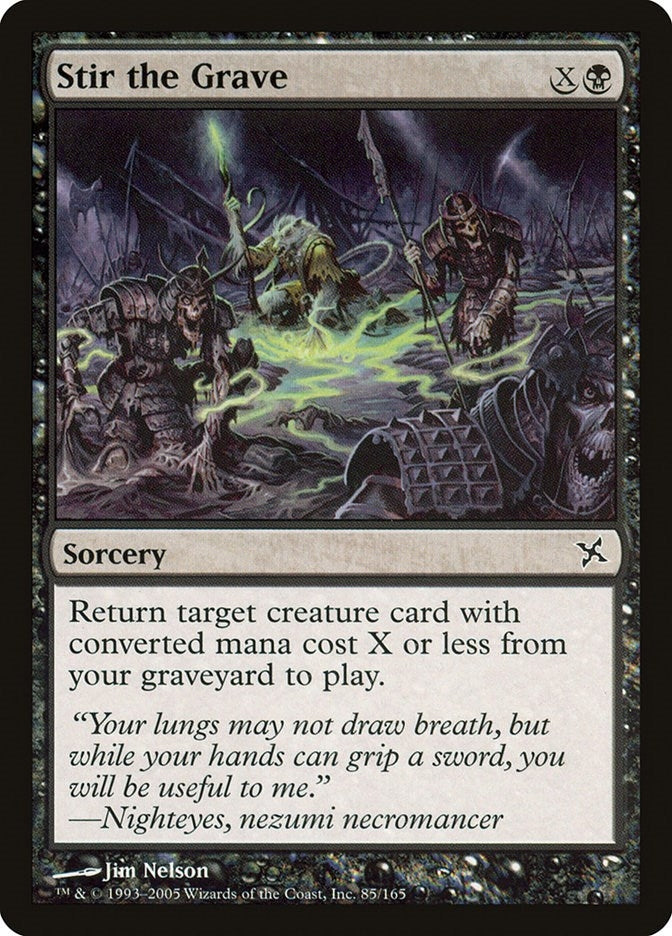 Stir the Grave (85) [BOK] - MTG Single