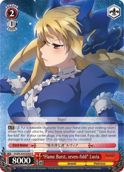 ’Flame Burst seven-fold’ Luvia (4006) [PI/EN-S04] - Weiss Schwarz Single