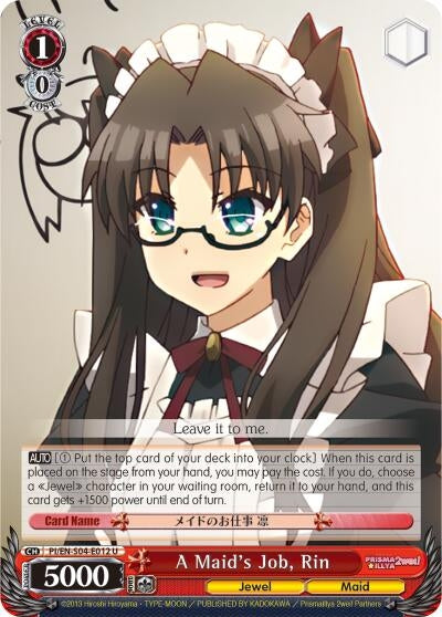 A Maid’s Job Rin (4012) [PI/EN-S04] - Weiss Schwarz Single