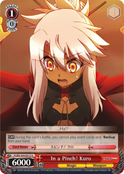 In a Pinch! Kuro (4013) [PI/EN-S04] - Weiss Schwarz Single