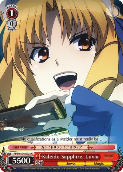 Kaleido Sapphire Luvia (4021) [PI/EN-S04] - Weiss Schwarz Single