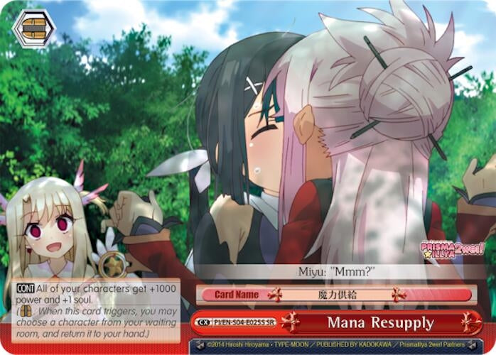 Mana Resupply (SR) (4025) [PI/EN-S04] - Weiss Schwarz Single