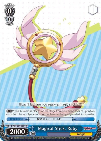 Magical Stick Ruby (4034) [PI/EN-S04] - Weiss Schwarz Single