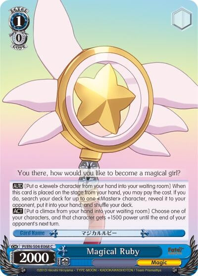 Magical Ruby (4068) [PI/EN-S04] - Weiss Schwarz Single
