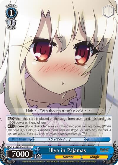 Illya in Pajamas (4075) [PI/EN-S04] - Weiss Schwarz Single