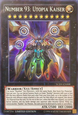 Number 93: Utopia Kaiser (9) - YuGiOh Single