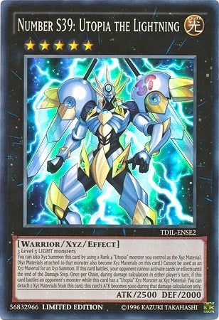 Number S39: Utopia the Lightning (2) (TDIL) - YuGiOh Single