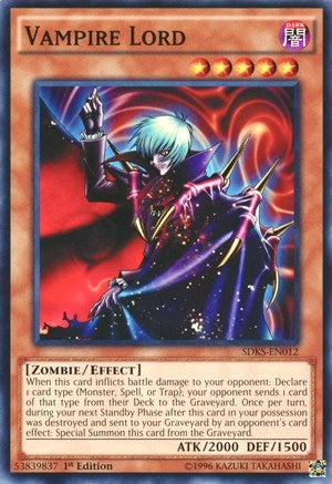 Vampire Lord (12) (SDKS) - YuGiOh Single