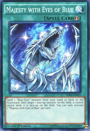 Majesty with Eyes of Blue (21) (SDKS) - YuGiOh Single